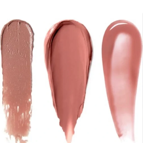 NWT Bobbi Brown mini crushed lip trio - nude - Picture 3 of 5